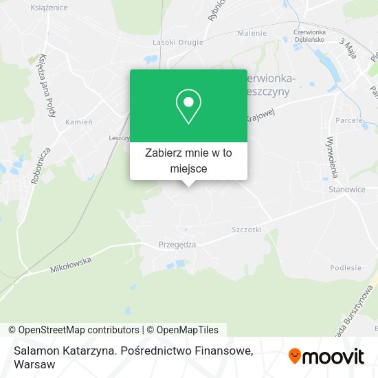 Mapa Salamon Katarzyna. Pośrednictwo Finansowe