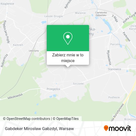 Mapa Gabdeker Mirosław Gabzdyl