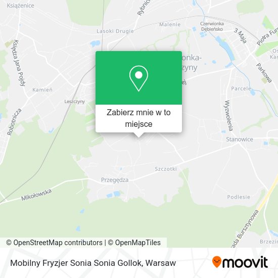 Mapa Mobilny Fryzjer Sonia Sonia Gollok