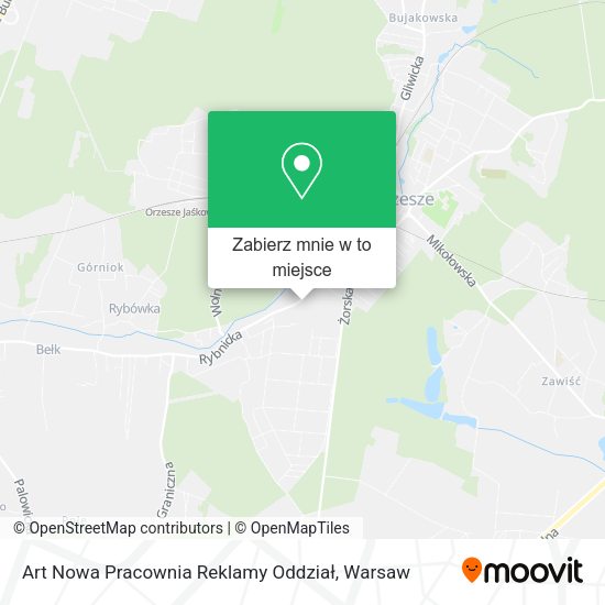 Mapa Art Nowa Pracownia Reklamy Oddział