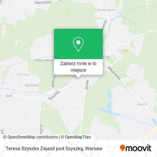 Mapa Teresa Szyszka Zajazd pod Szyszką