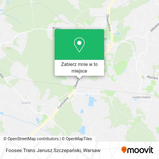 Mapa Foosee.Trans Janusz Szczepański