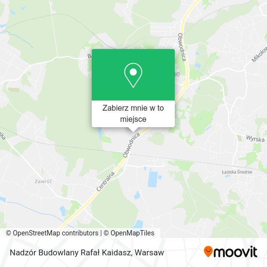 Mapa Nadzór Budowlany Rafał Kaidasz