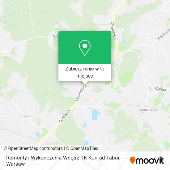 Mapa Remonty i Wykonczenia Wnętrz TK Konrad Tabor