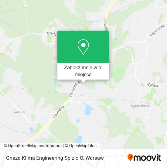 Mapa Gneza Klima Engineering Sp z o O