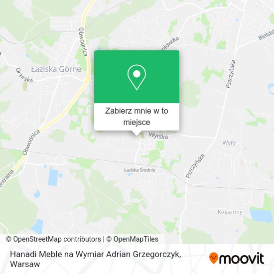 Mapa Hanadi Meble na Wymiar Adrian Grzegorczyk