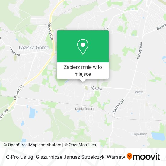 Mapa Q-Pro Usługi Glazurnicze Janusz Strzelczyk