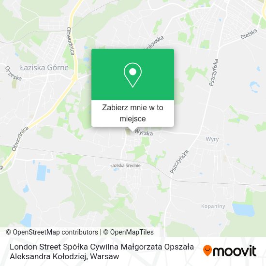 Mapa London Street Spółka Cywilna Małgorzata Opszała Aleksandra Kołodziej