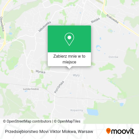 Mapa Przedsiębiorstwo Movi Viktor Mokwa