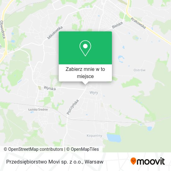 Mapa Przedsiębiorstwo Movi sp. z o.o.