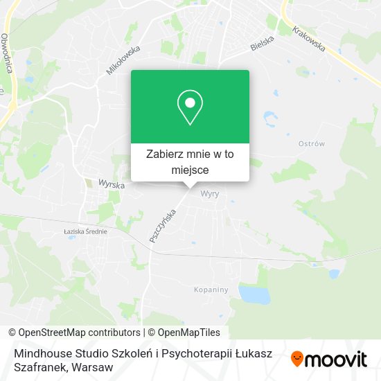 Mapa Mindhouse Studio Szkoleń i Psychoterapii Łukasz Szafranek