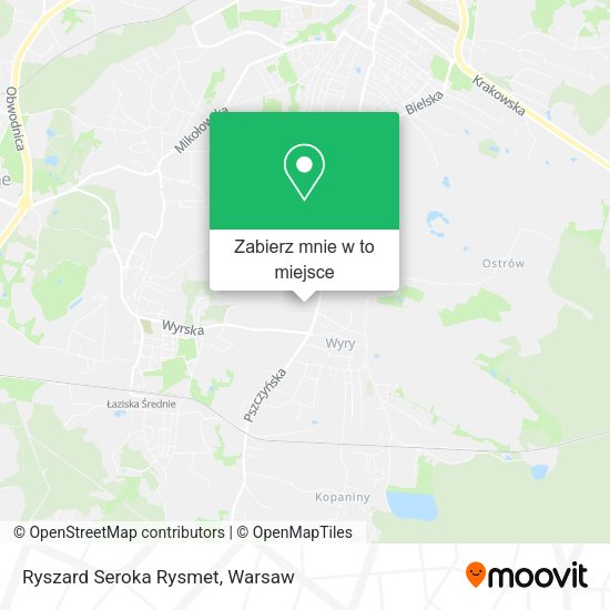 Mapa Ryszard Seroka Rysmet