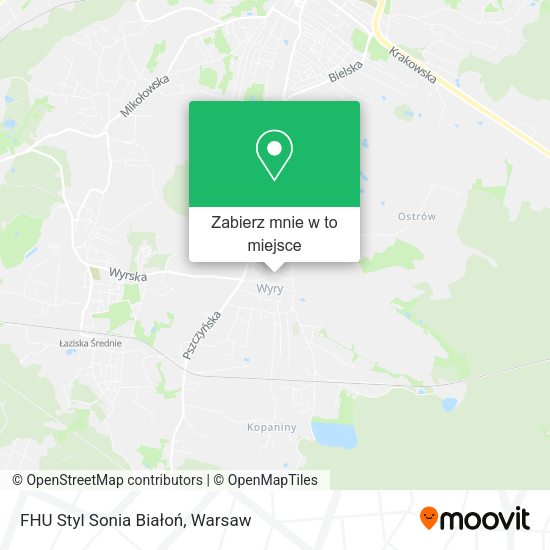 Mapa FHU Styl Sonia Białoń