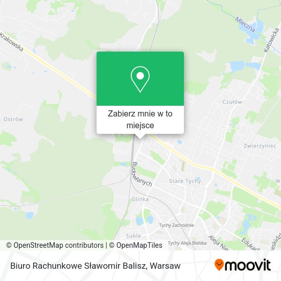 Mapa Biuro Rachunkowe Sławomir Balisz