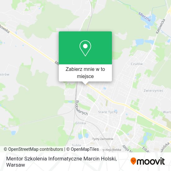 Mapa Mentor Szkolenia Informatyczne Marcin Holski