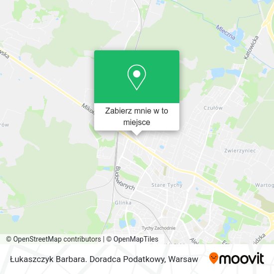 Mapa Łukaszczyk Barbara. Doradca Podatkowy