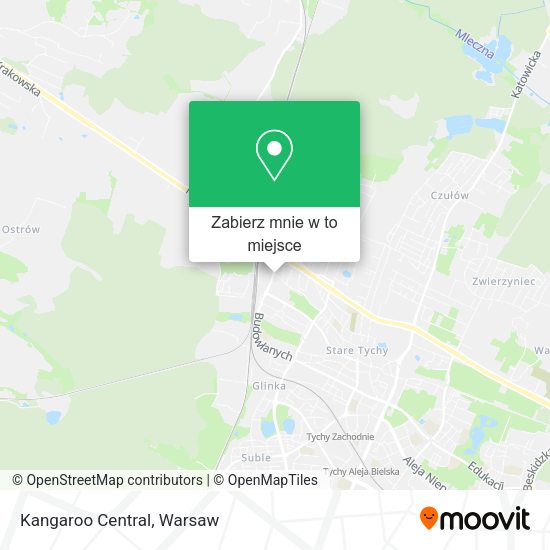 Mapa Kangaroo Central