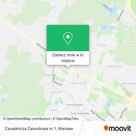 Mapa Zasadnicza Zawodowa nr 1