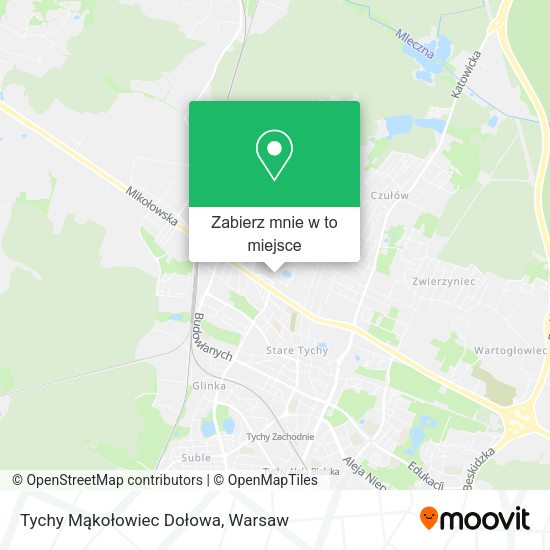 Mapa Tychy Mąkołowiec Dołowa