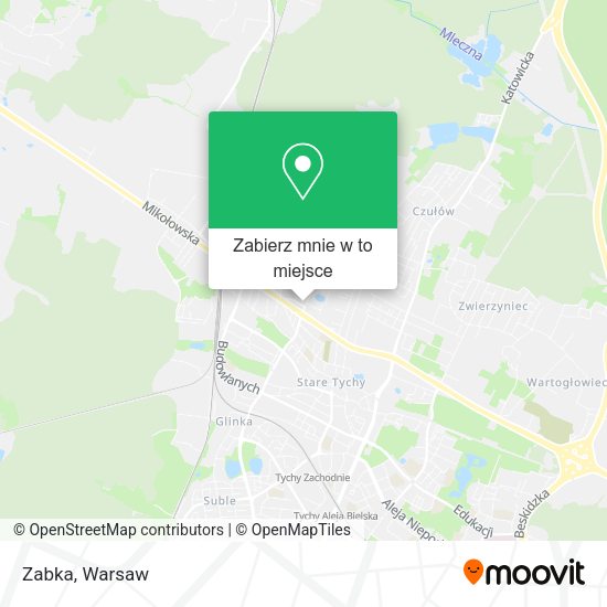 Mapa Zabka