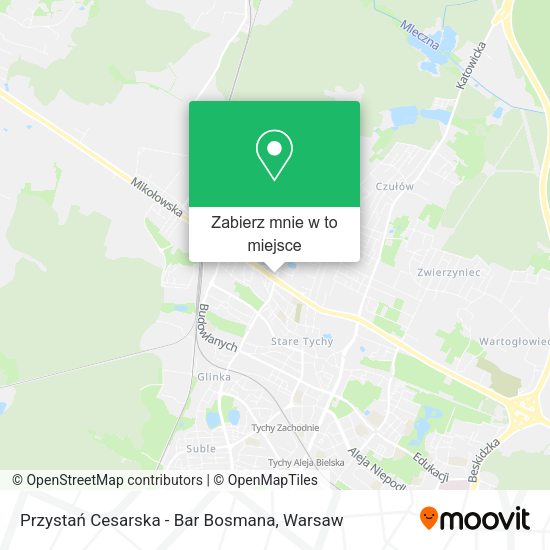 Mapa Przystań Cesarska - Bar Bosmana