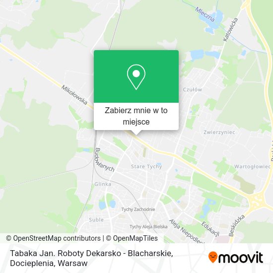 Mapa Tabaka Jan. Roboty Dekarsko - Blacharskie, Docieplenia