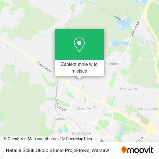 Mapa Natalia Ściuk Około Studio Projektowe