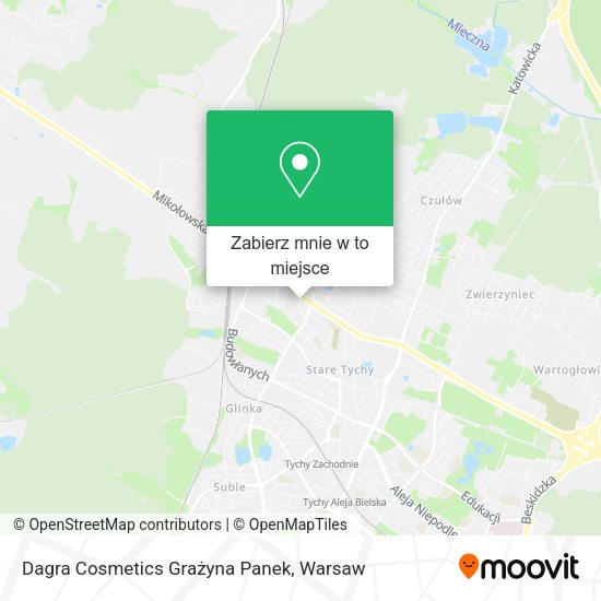 Mapa Dagra Cosmetics Grażyna Panek