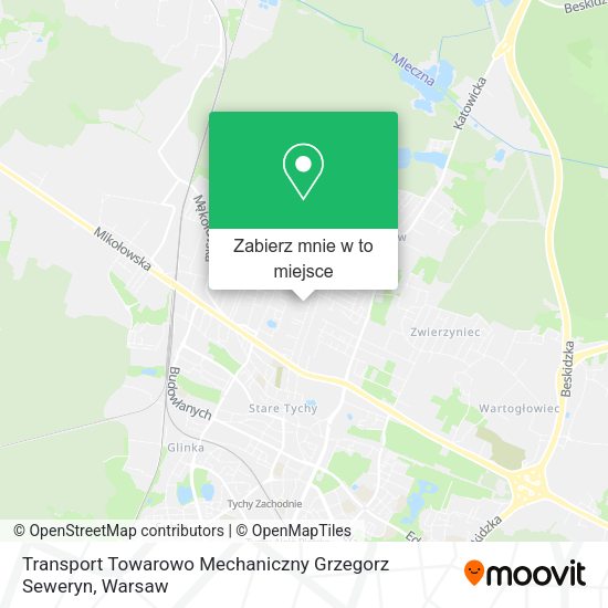 Mapa Transport Towarowo Mechaniczny Grzegorz Seweryn