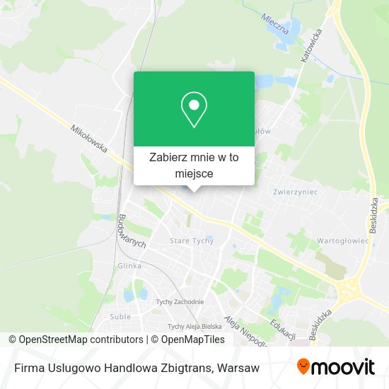 Mapa Firma Uslugowo Handlowa Zbigtrans