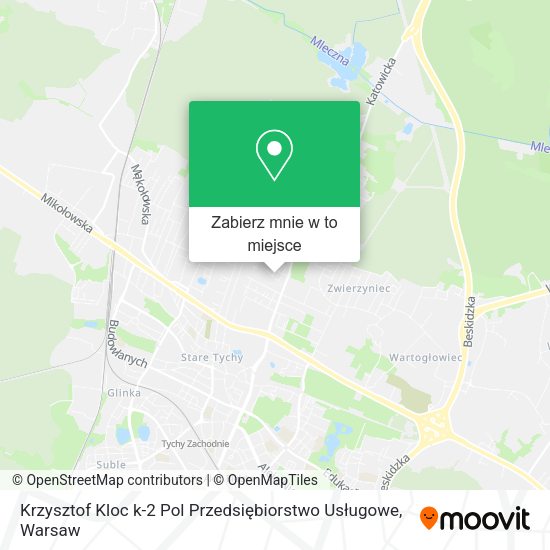 Mapa Krzysztof Kloc k-2 Pol Przedsiębiorstwo Usługowe