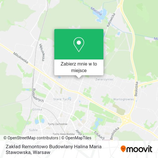 Mapa Zakład Remontowo Budowlany Halina Maria Stawowska