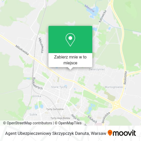 Mapa Agent Ubezpieczeniowy Skrzypczyk Danuta