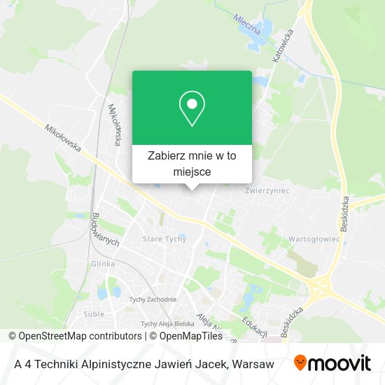 Mapa A 4 Techniki Alpinistyczne Jawień Jacek