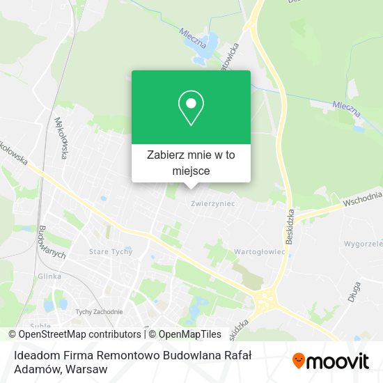 Mapa Ideadom Firma Remontowo Budowlana Rafał Adamów