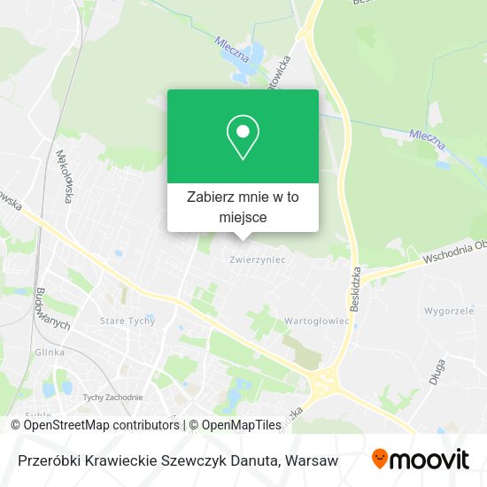 Mapa Przeróbki Krawieckie Szewczyk Danuta