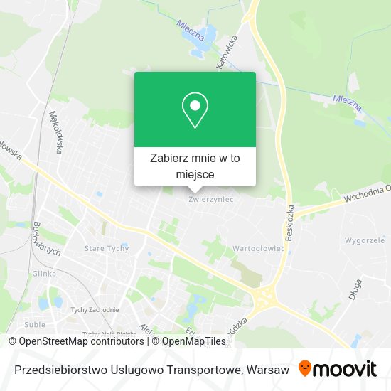 Mapa Przedsiebiorstwo Uslugowo Transportowe