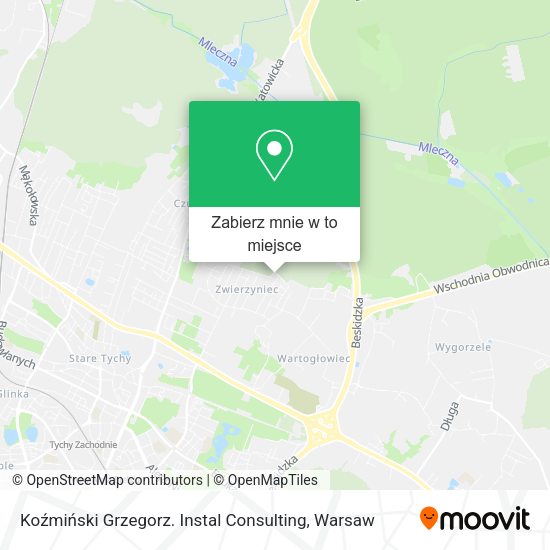 Mapa Koźmiński Grzegorz. Instal Consulting