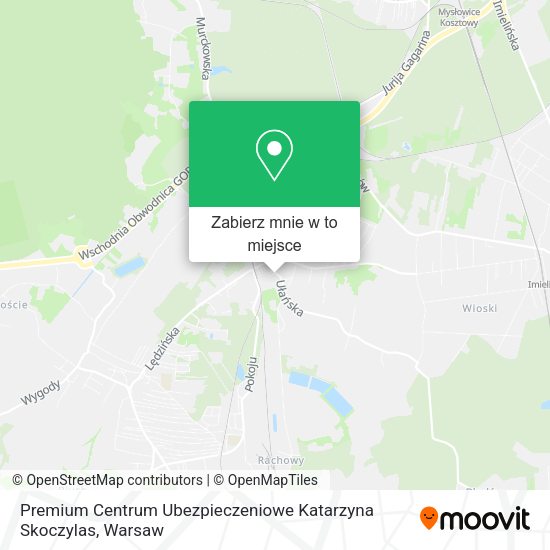 Mapa Premium Centrum Ubezpieczeniowe Katarzyna Skoczylas