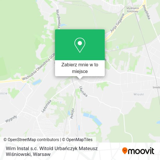 Mapa Wim Instal s.c. Witold Urbańczyk Mateusz Wiśniowski