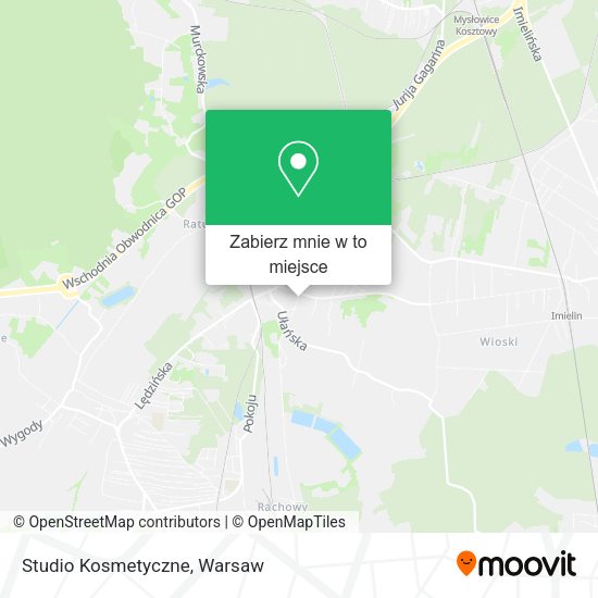 Mapa Studio Kosmetyczne