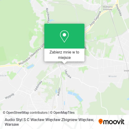 Mapa Audio Styl S C Wacław Więcław Zbigniew Więcław