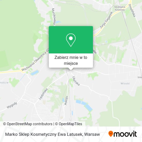 Mapa Marko Sklep Kosmetyczny Ewa Latusek