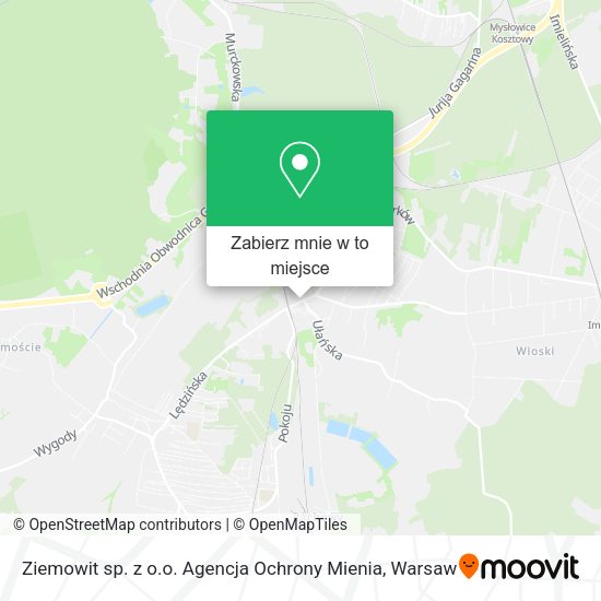 Mapa Ziemowit sp. z o.o. Agencja Ochrony Mienia