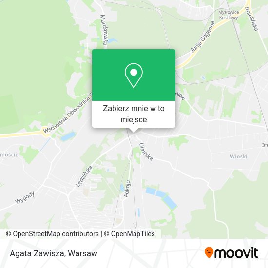 Mapa Agata Zawisza