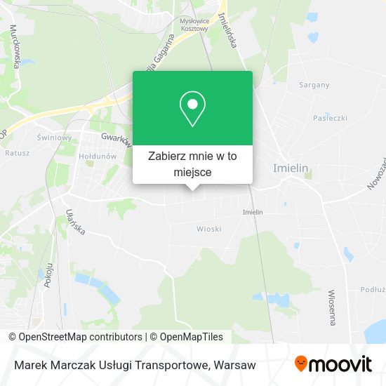 Mapa Marek Marczak Usługi Transportowe