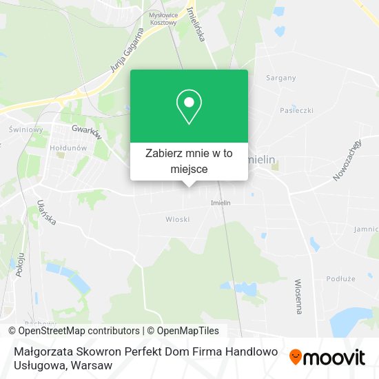 Mapa Małgorzata Skowron Perfekt Dom Firma Handlowo Usługowa