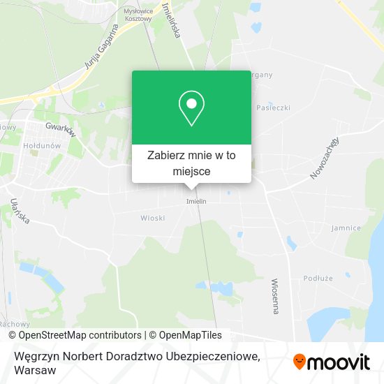 Mapa Węgrzyn Norbert Doradztwo Ubezpieczeniowe