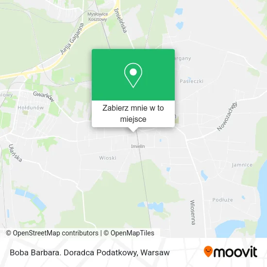 Mapa Boba Barbara. Doradca Podatkowy
