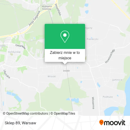 Mapa Sklep 89